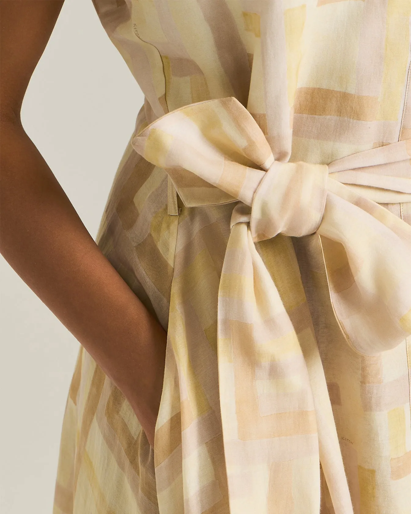 COTTON AND SILK VOILE DAY DRESS sold by Kiton product image thumbnail 5