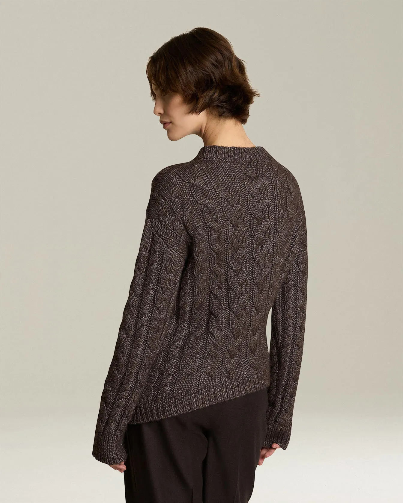 CASHMERE AND SILK JUMPER WITH BRAID sold by Kiton product image thumbnail 3