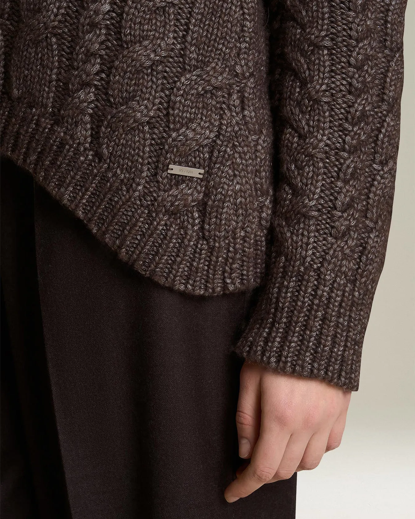 CASHMERE AND SILK JUMPER WITH BRAID sold by Kiton product image thumbnail 4