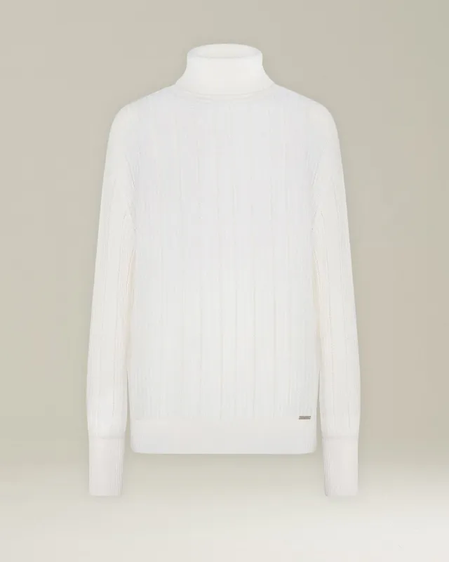 CASHMERE AND SILK RIBBED JUMPER sold by Kiton