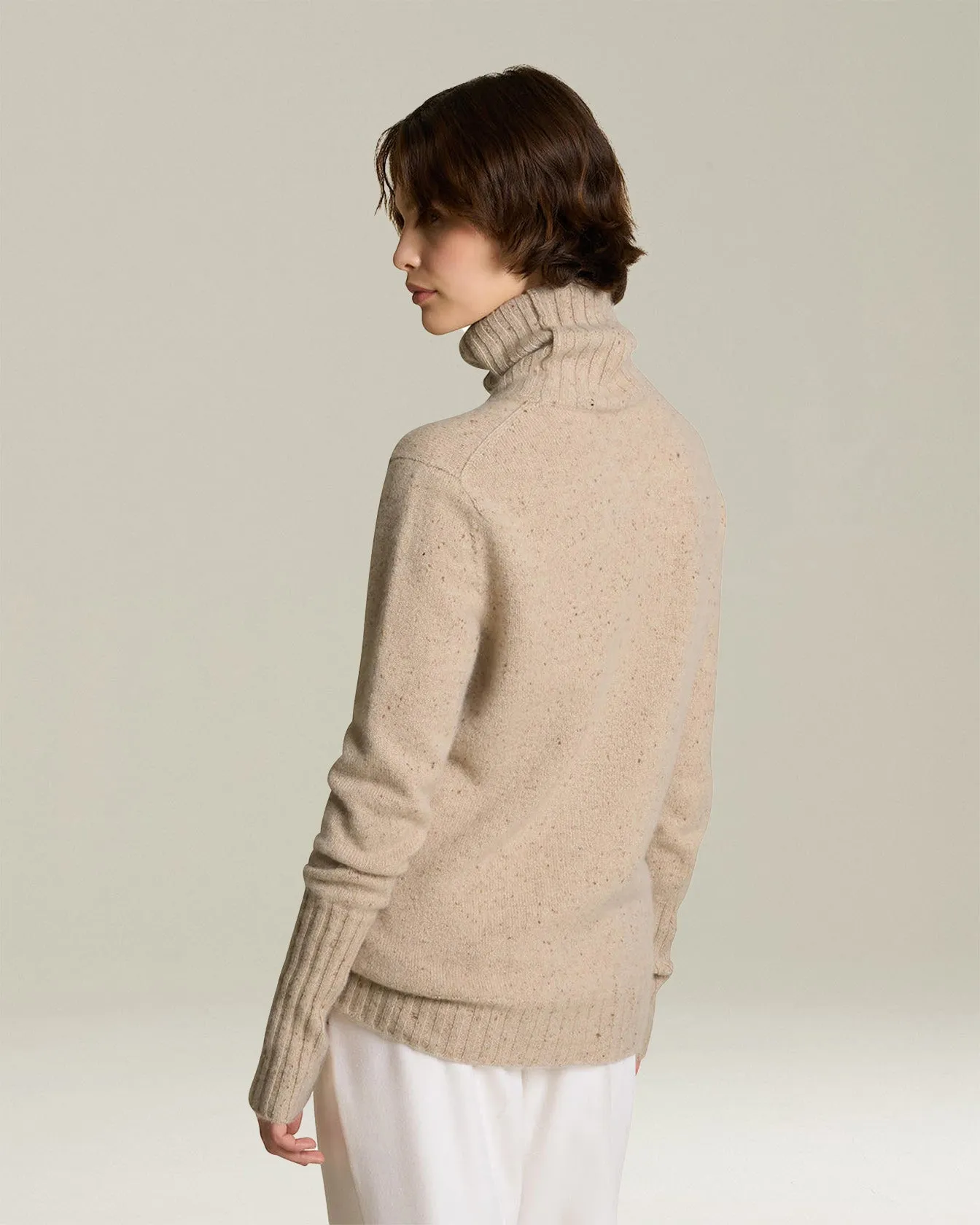 CASHMERE POLO NECK JUMPER sold by Kiton product image thumbnail 3