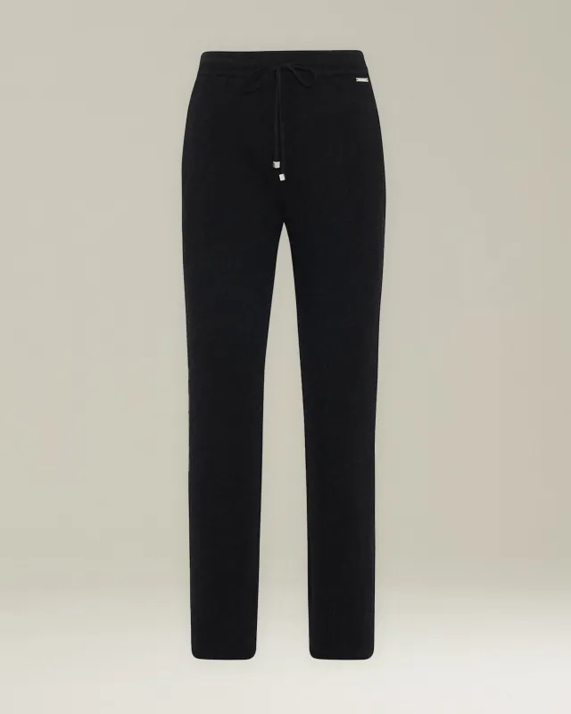 CASHMERE KNIT RELAXED TROUSERS sold by Kiton