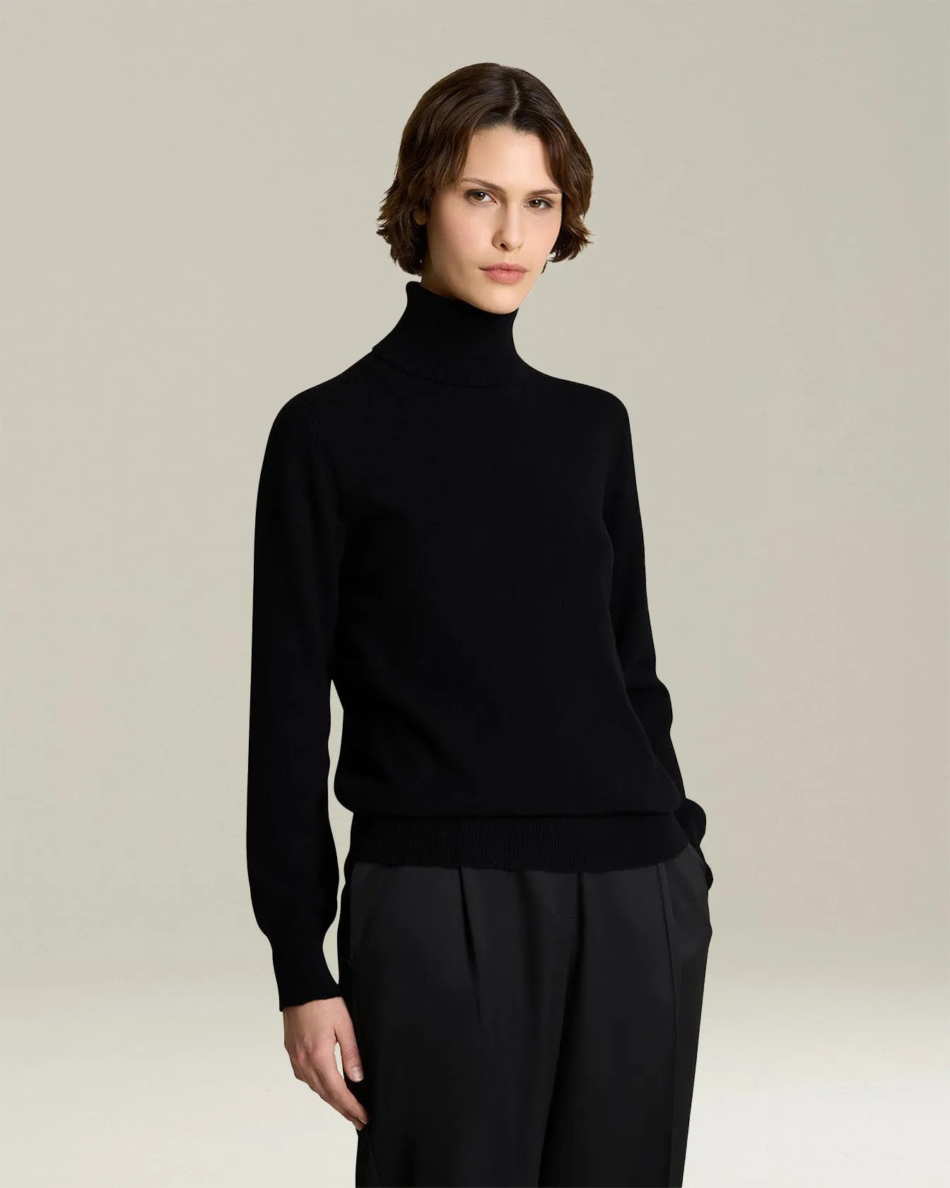 CASHMERE POLO NECK JUMPER sold by Kiton product image thumbnail 2
