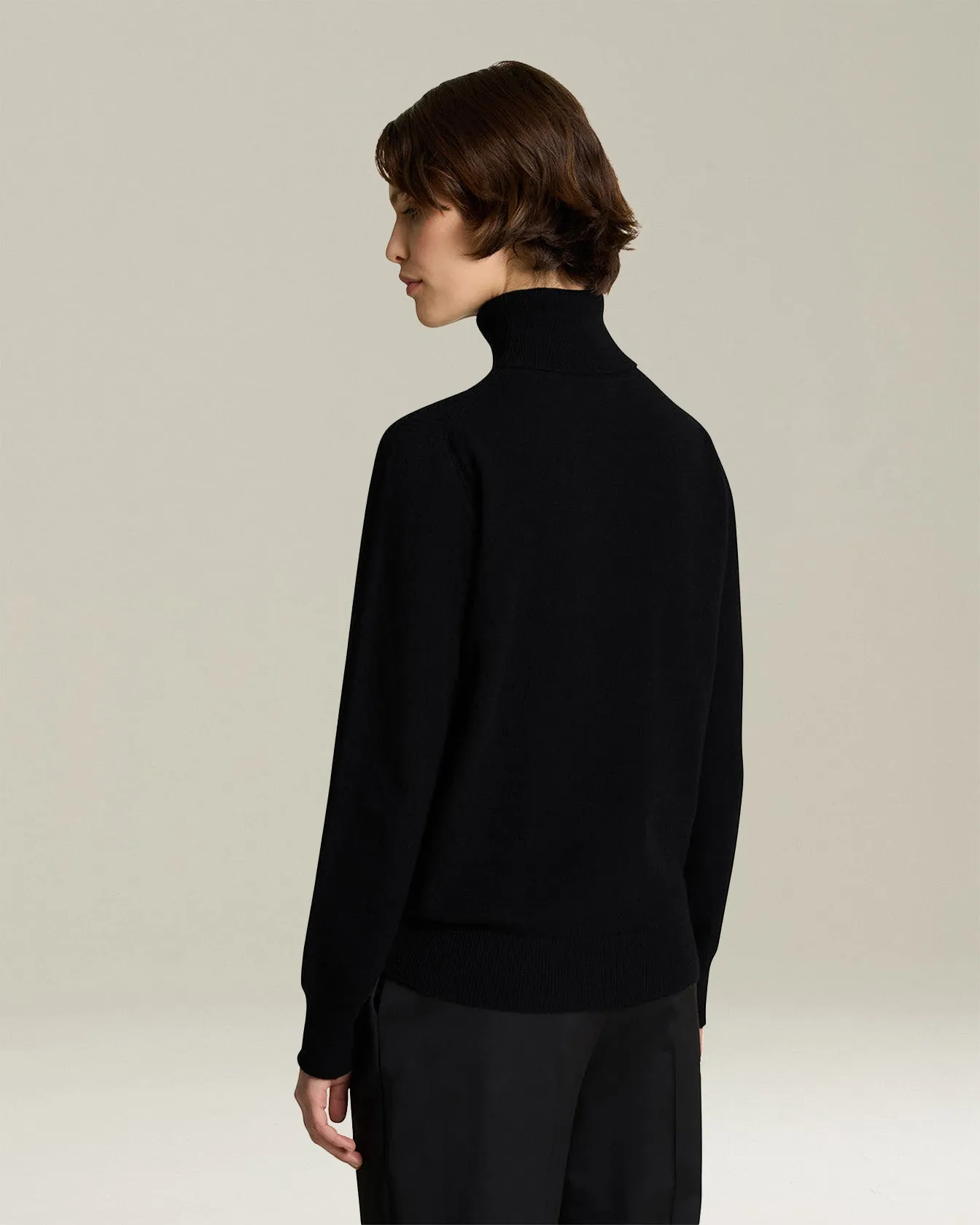 CASHMERE POLO NECK JUMPER sold by Kiton product image thumbnail 3
