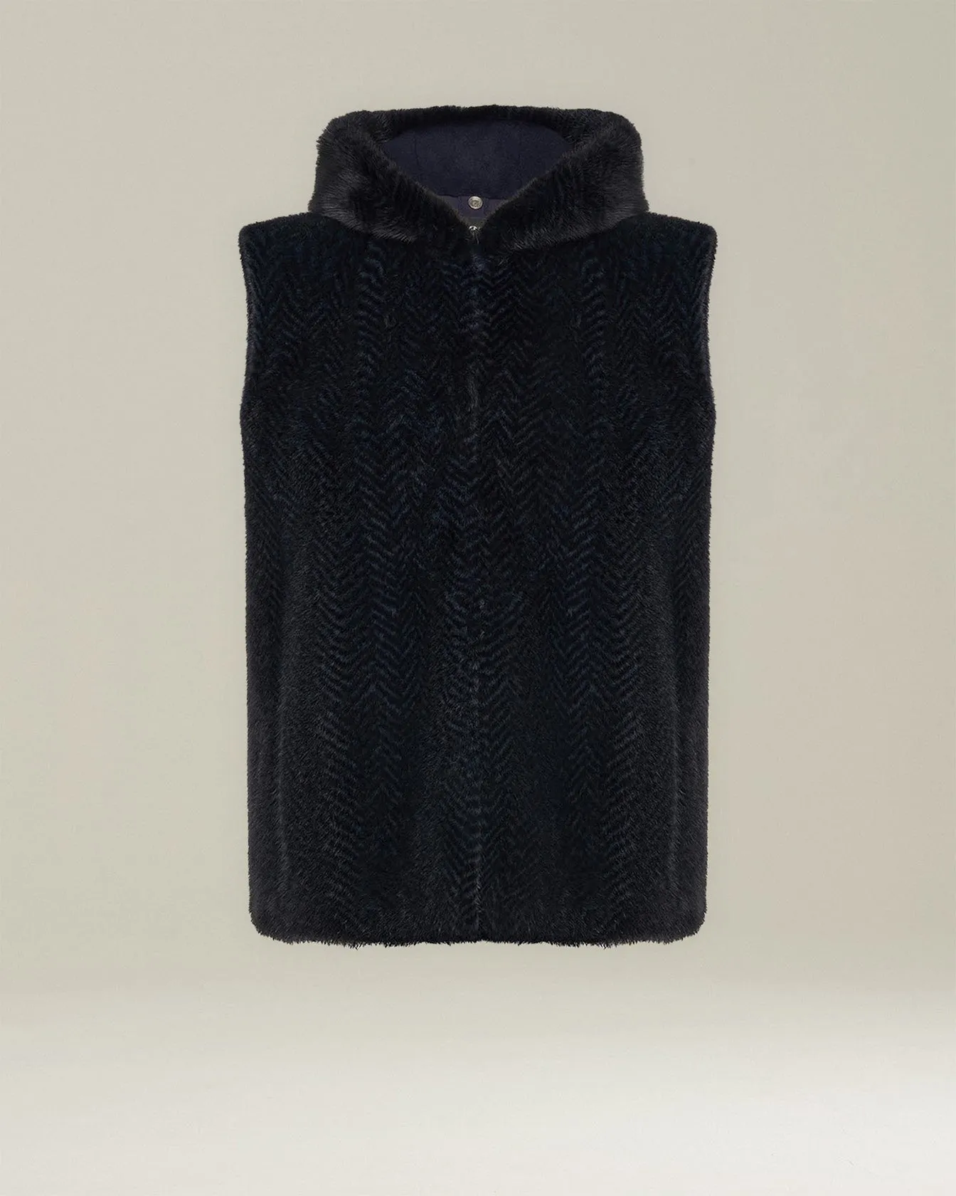 SLEEVELESS MINK JACKET sold by Kiton