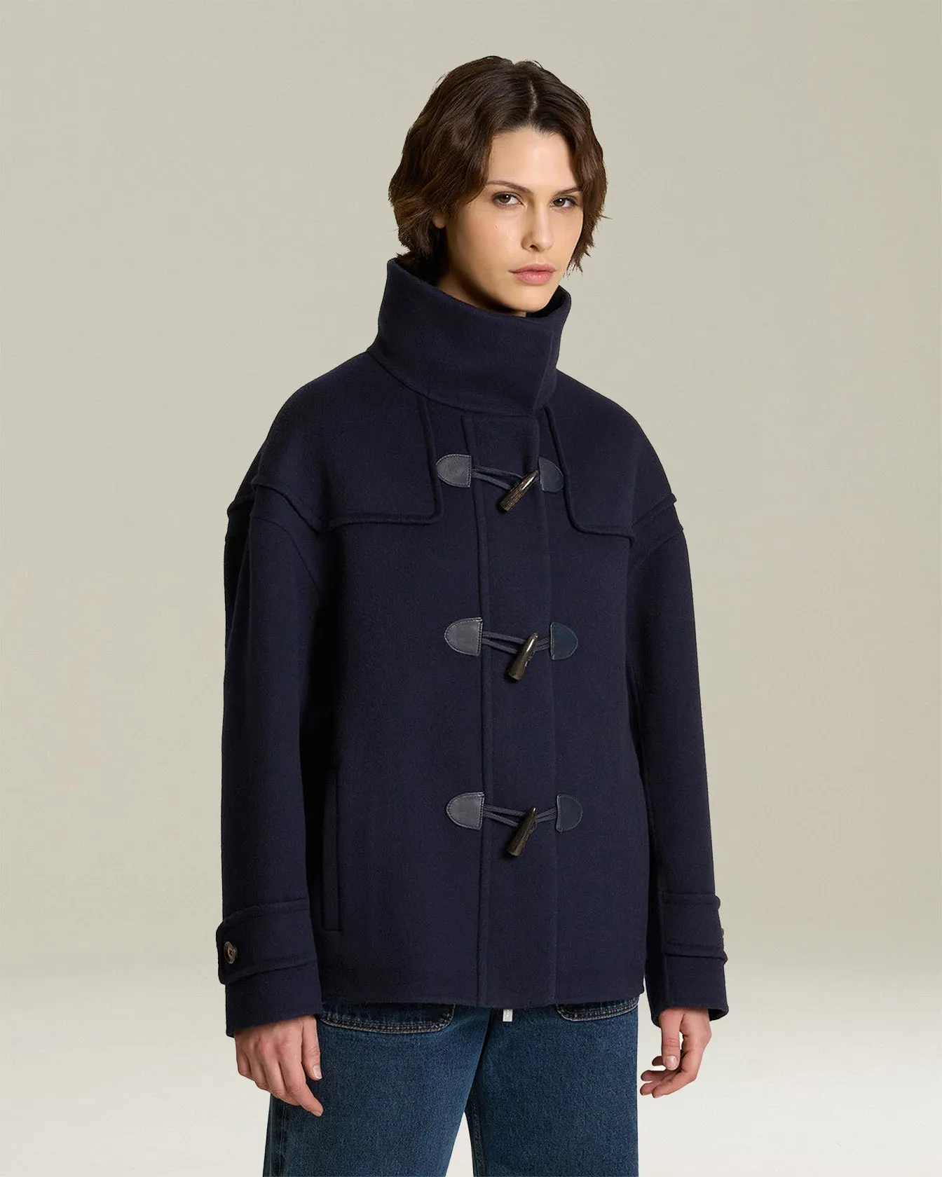 SHORT CASHMERE DUFFLE COAT sold by Kiton product image thumbnail 2