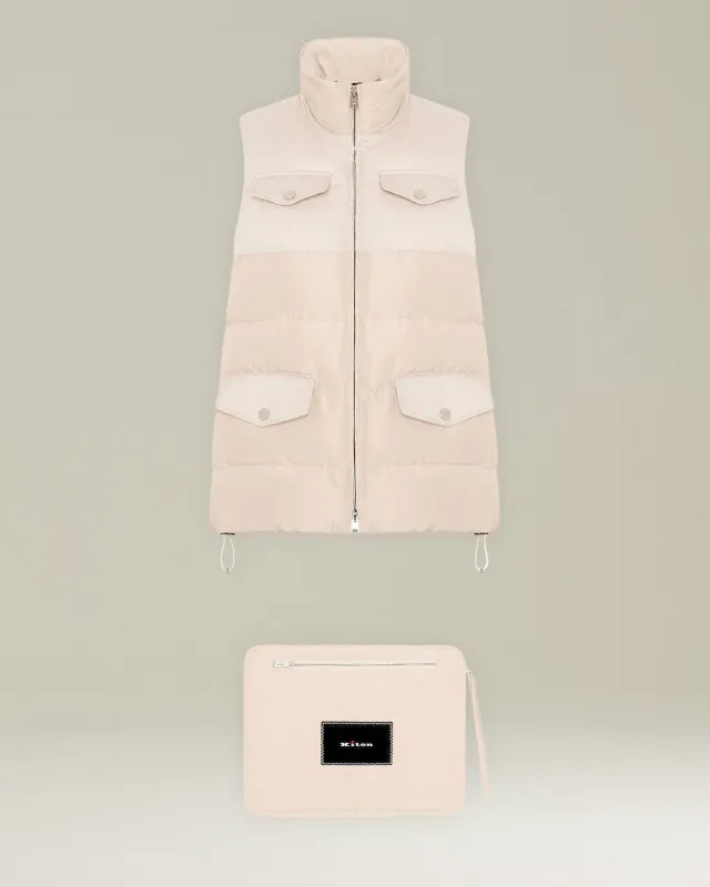 CASHMERE SLEEVELESS JACKET sold by Kiton