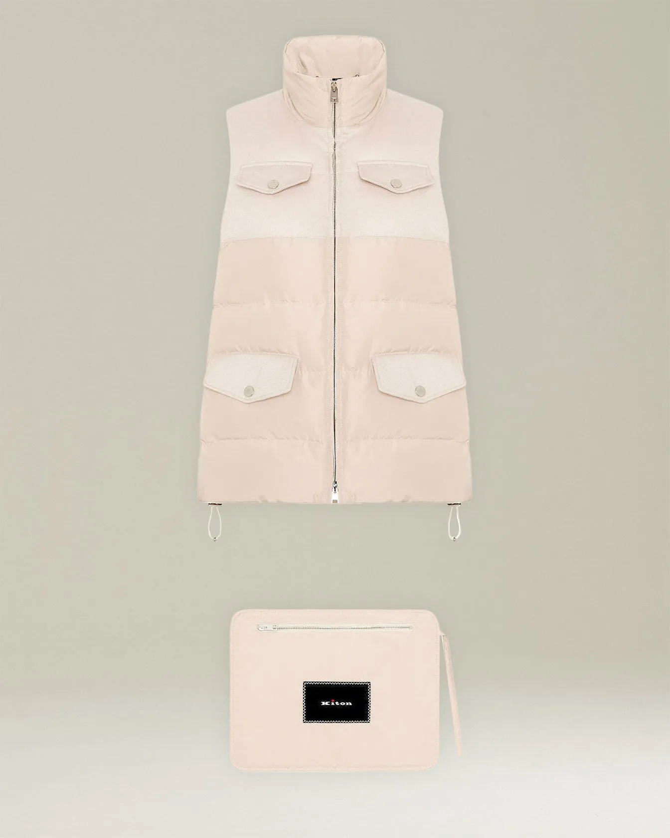 CASHMERE SLEEVELESS JACKET sold by Kiton