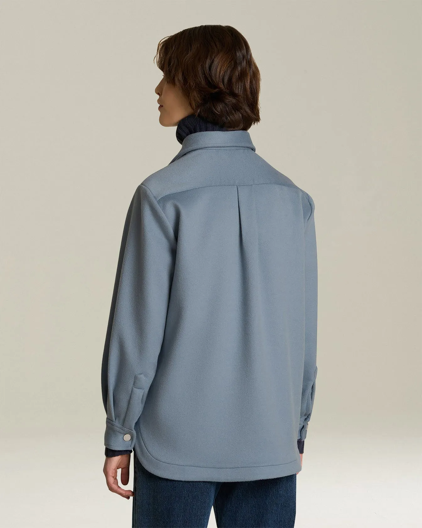 CASHMERE FLEECE OVERSHIRT sold by Kiton product image thumbnail 3
