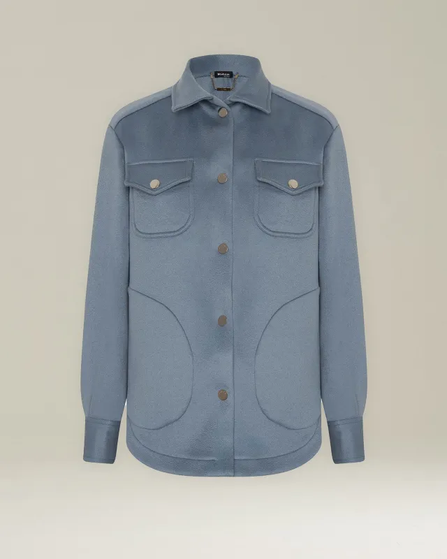 CASHMERE FLEECE OVERSHIRT made by Kiton