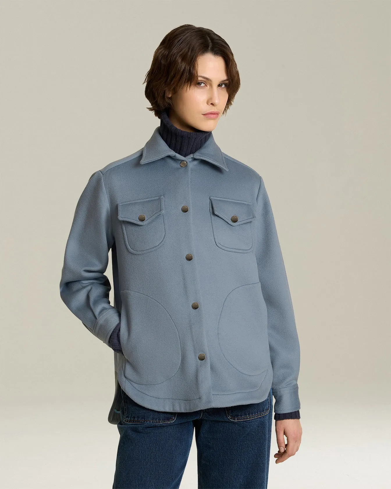 CASHMERE FLEECE OVERSHIRT sold by Kiton product image thumbnail 2