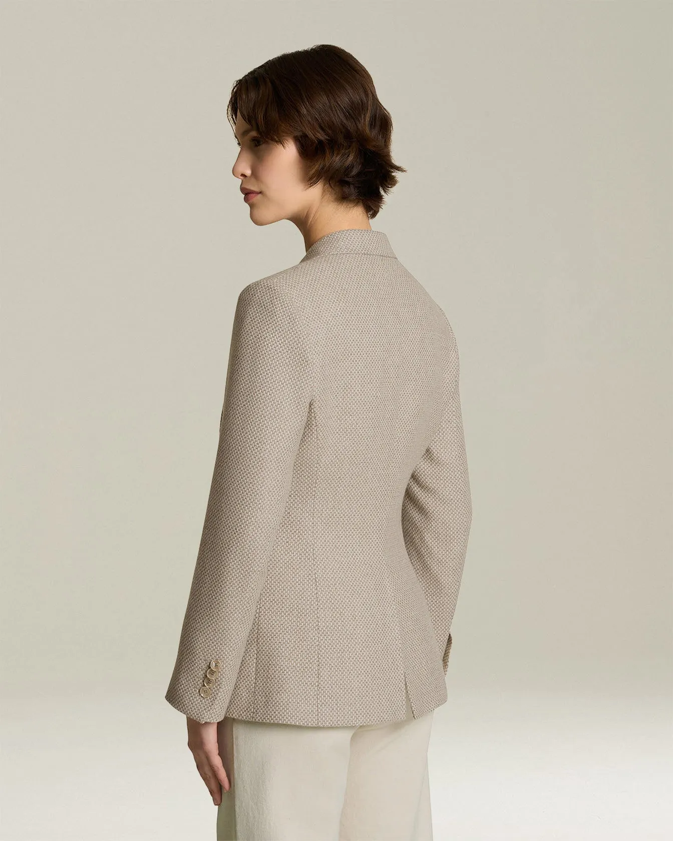 SINGLE-BREASTED CASHMERE BLAZER sold by Kiton product image thumbnail 3