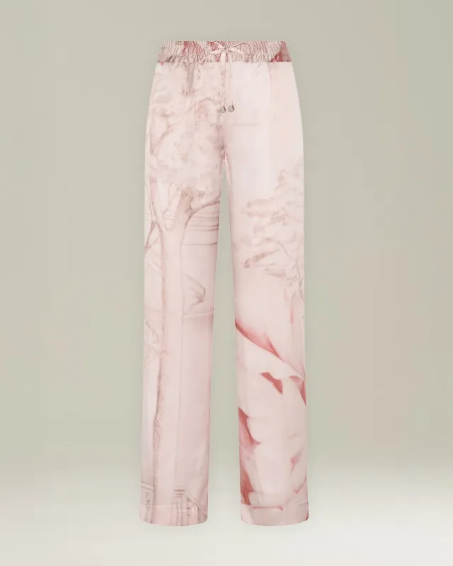 PRINTED SILK TROUSERS sold by Kiton