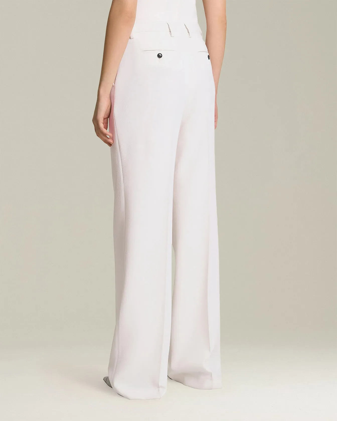 MONOCHROME WOOL TROUSERS sold by Kiton product image thumbnail 3