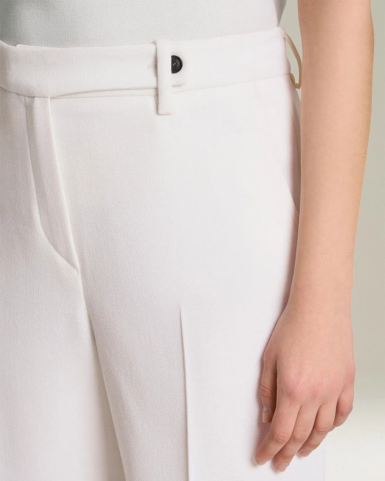 MONOCHROME WOOL TROUSERS sold by Kiton product image thumbnail 4