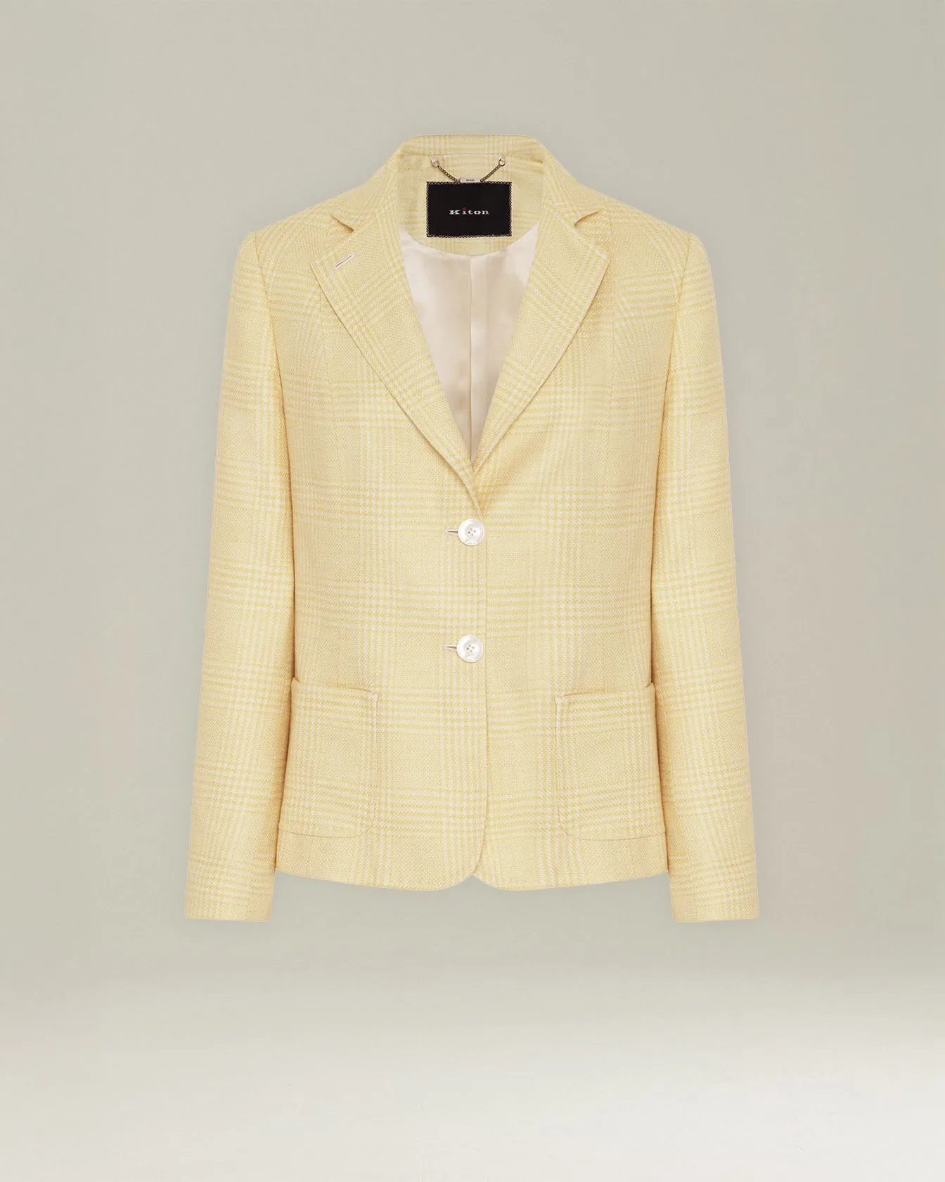 GLEN PLAID SILK BLEND BLAZER sold by Kiton