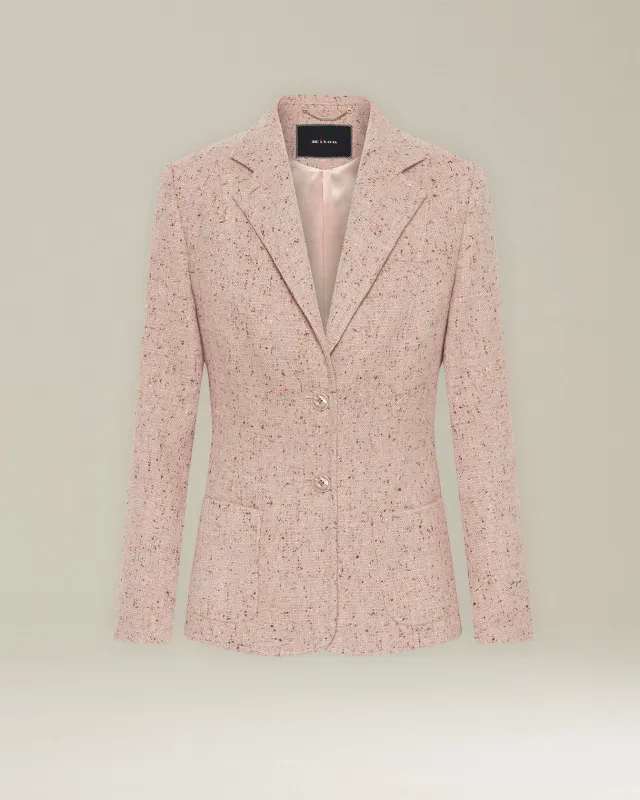DONEGAL EFFECT CASHMERE BLAZER sold by Kiton