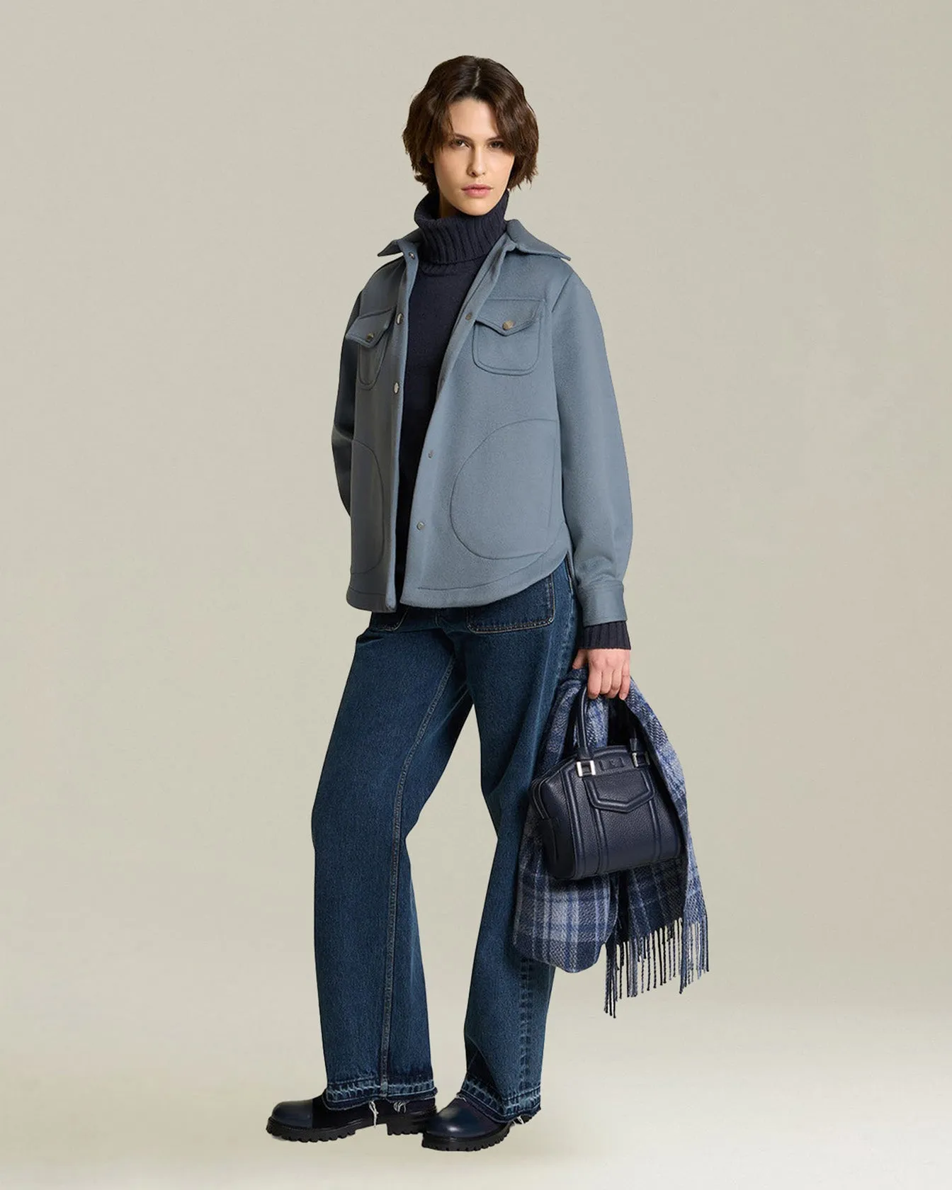 CASHMERE POLO NECK JUMPER sold by Kiton product image thumbnail 5