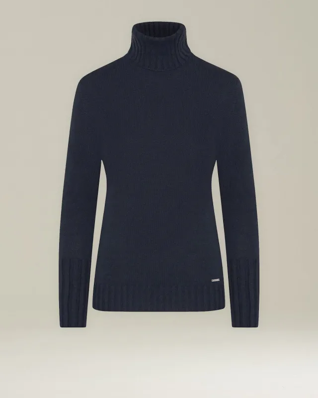 CASHMERE POLO NECK JUMPER sold by Kiton