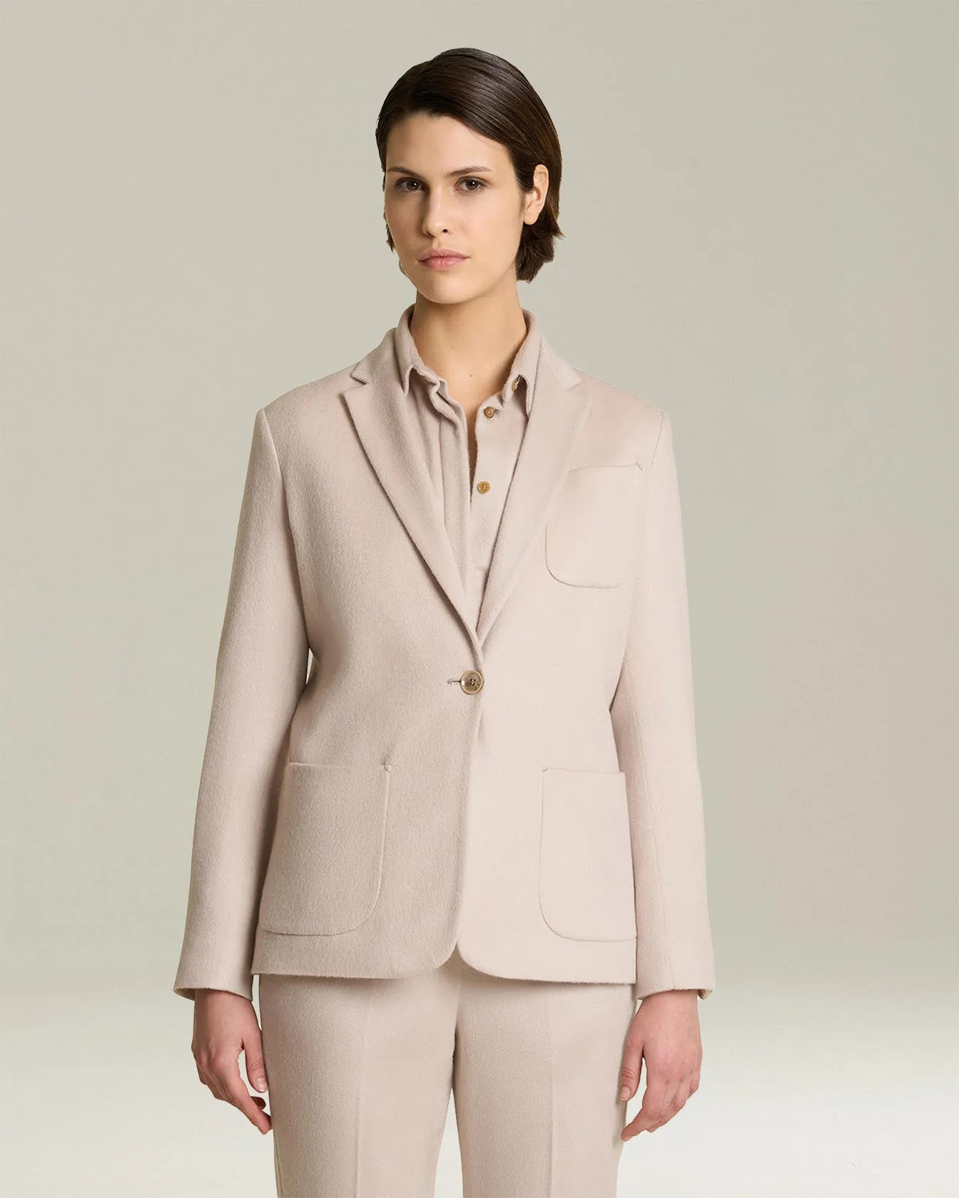 CASHMERE CLOTH BLAZER sold by Kiton product image thumbnail 2
