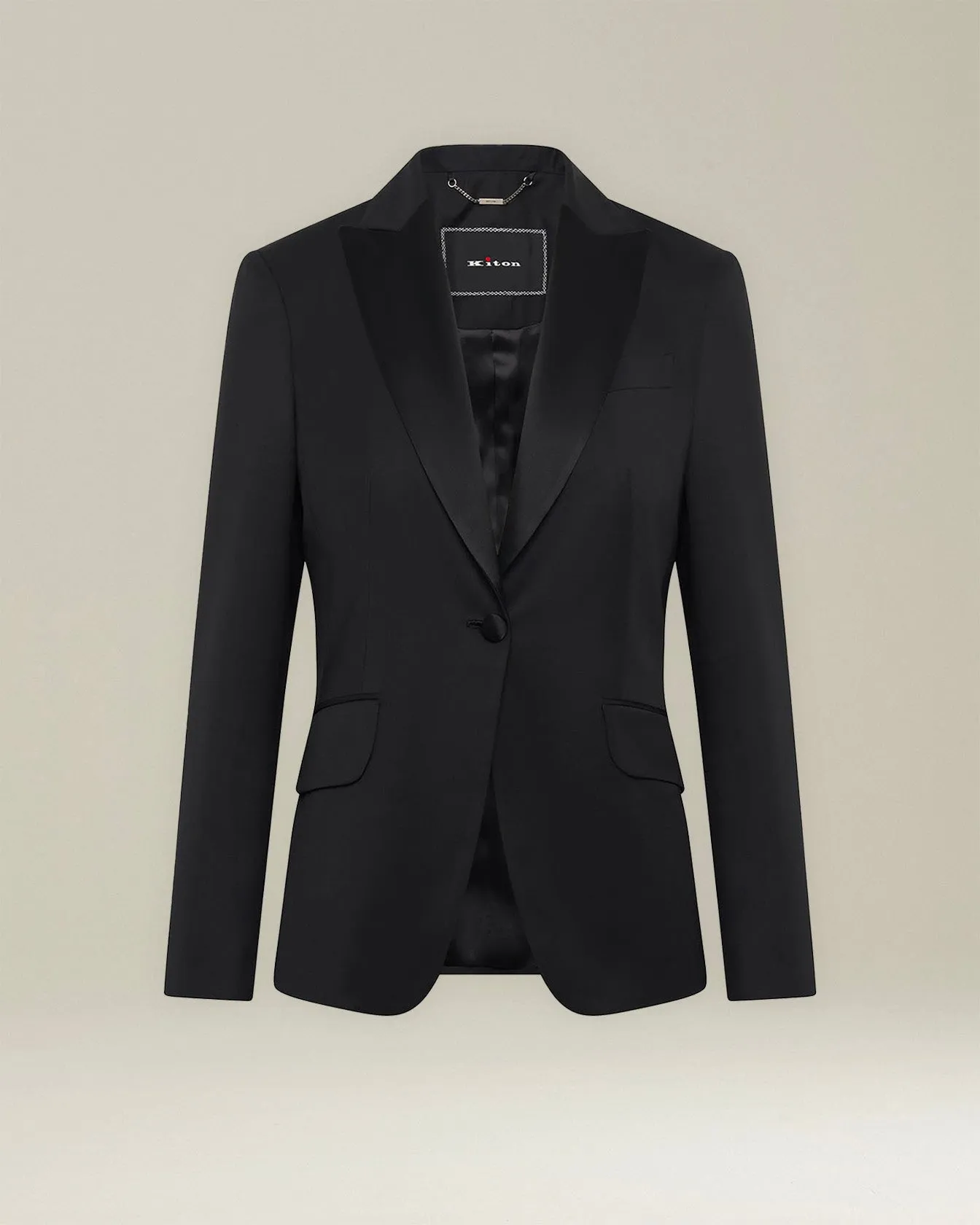 WOOL TUXEDO JACKET sold by Kiton