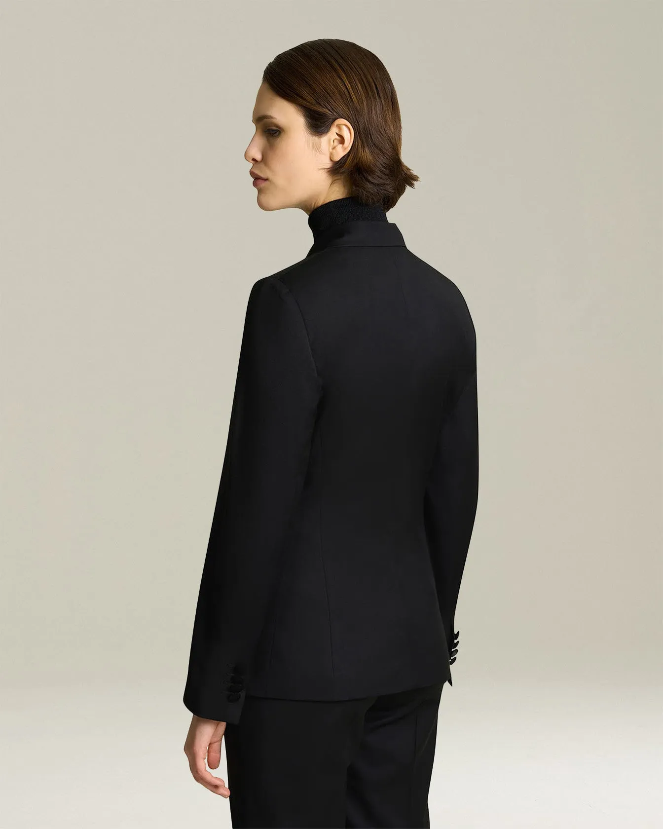 WOOL TUXEDO JACKET sold by Kiton product image thumbnail 3