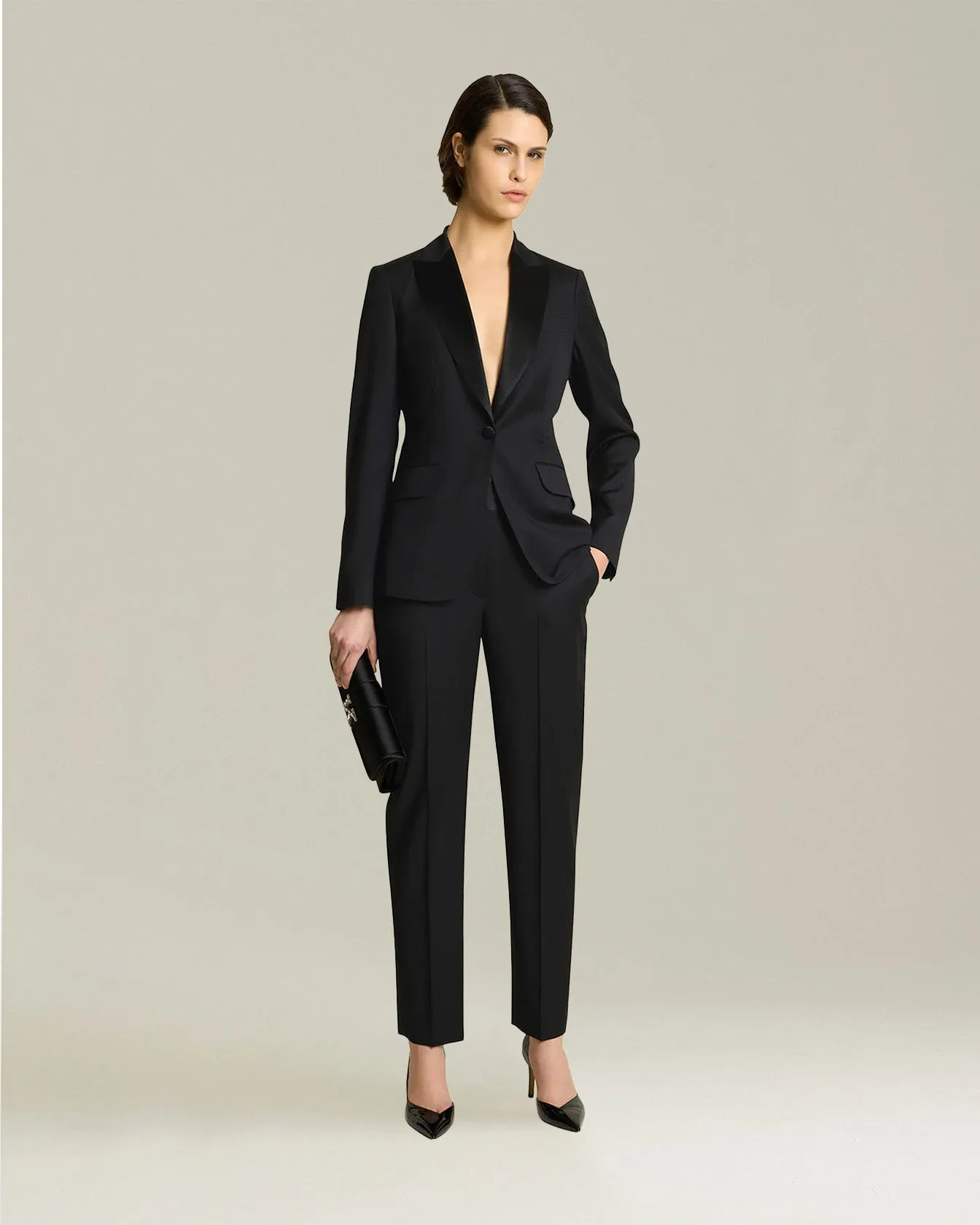 WOOL TUXEDO JACKET sold by Kiton product image thumbnail 5