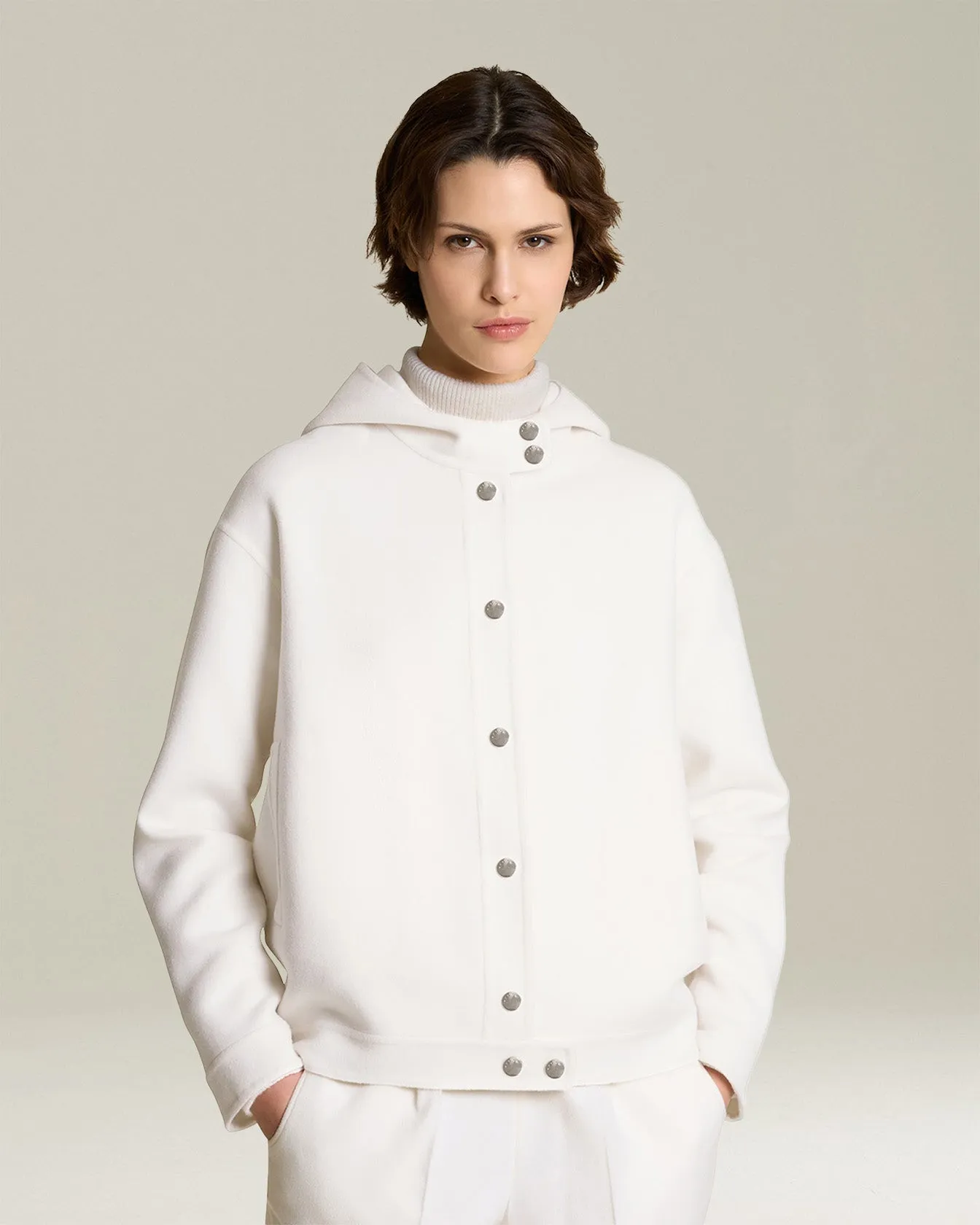 CASHMERE DOUBLE CLOTH BLOUSON sold by Kiton product image thumbnail 2