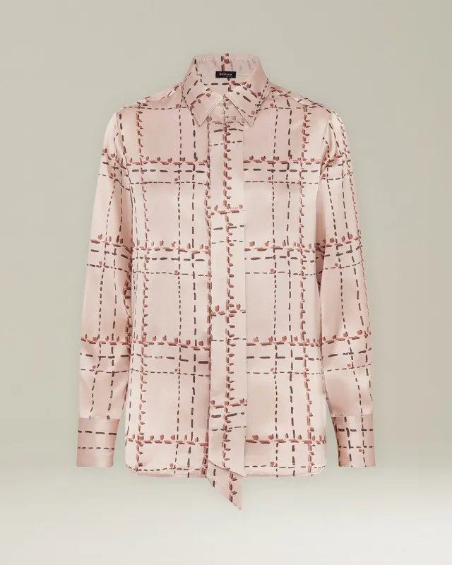PRINTED SILK SHIRT sold by Kiton