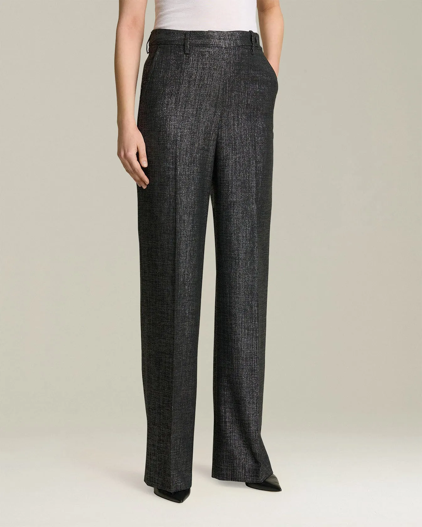 WOOL BLEND TROUSERS sold by Kiton product image thumbnail 2