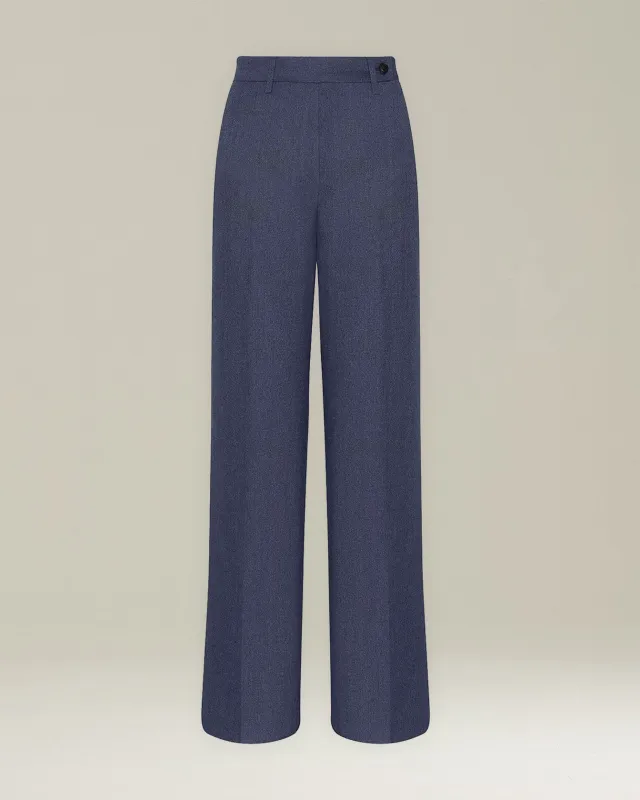 WOOL AND CASHMERE TROUSERS sold by Kiton