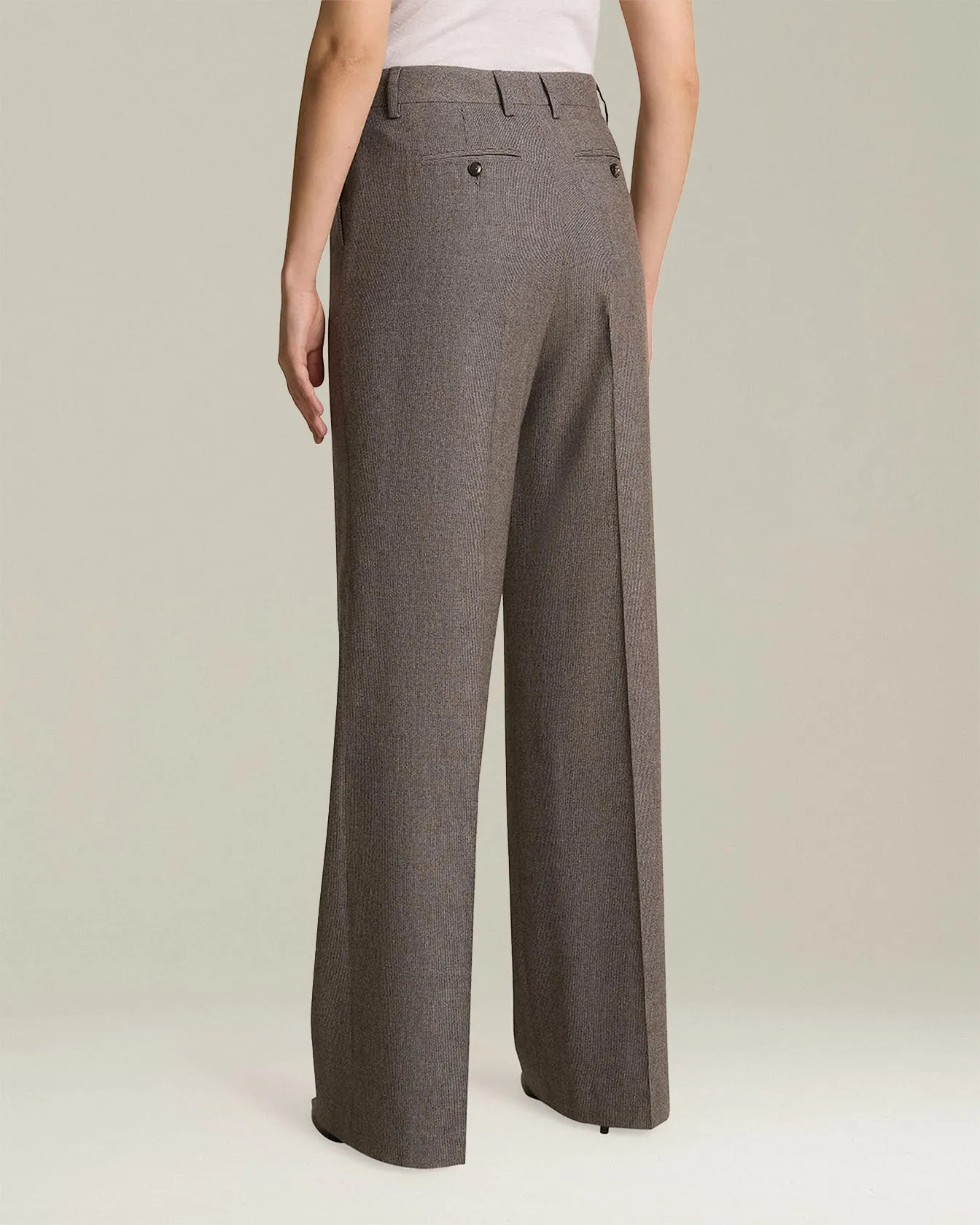 WOOL AND CASHMERE TROUSERS sold by Kiton product image thumbnail 3