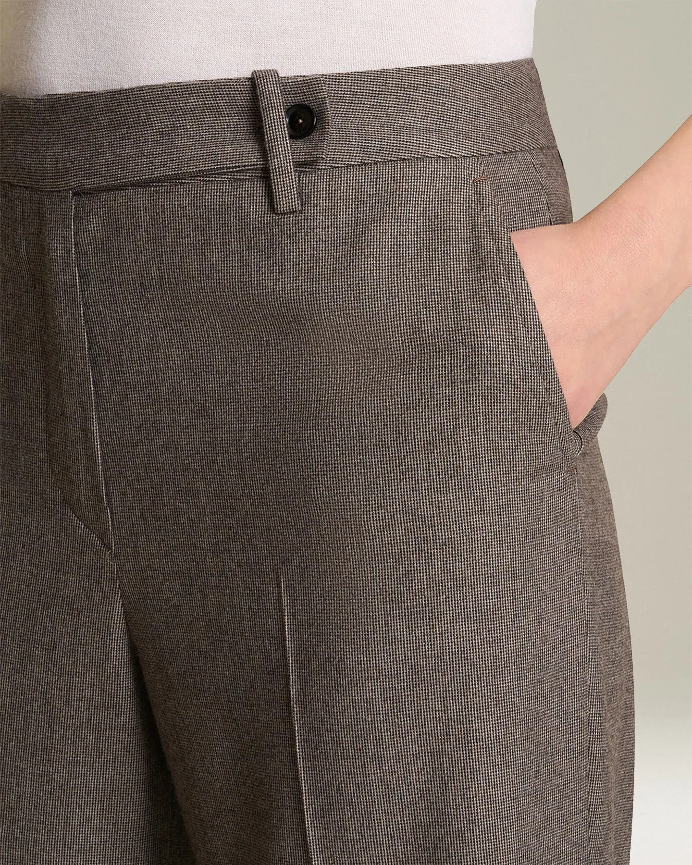 WOOL AND CASHMERE TROUSERS sold by Kiton product image thumbnail 4