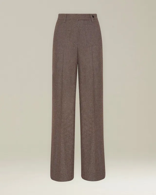 WOOL AND CASHMERE TROUSERS sold by Kiton