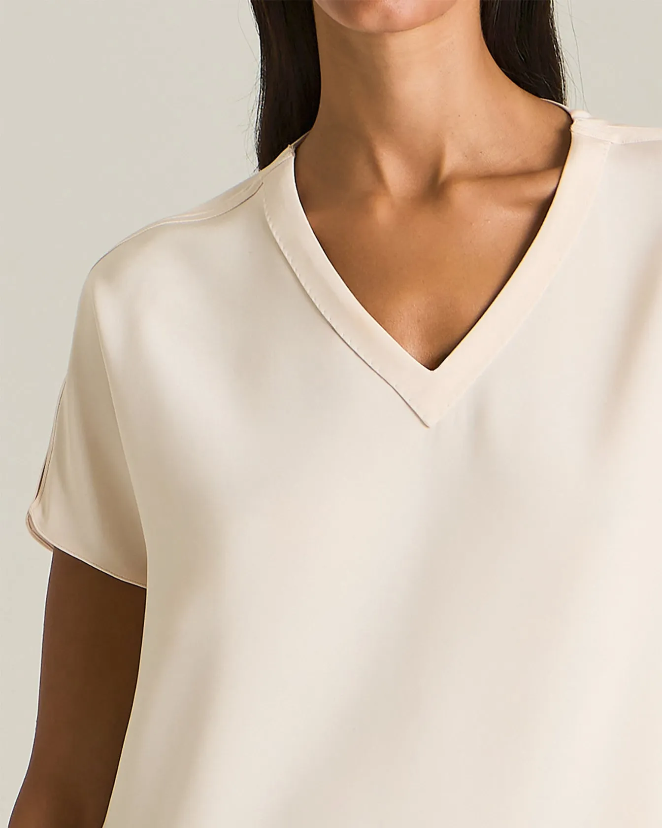 TAILORED SILK T-SHIRT sold by Kiton product image thumbnail 5