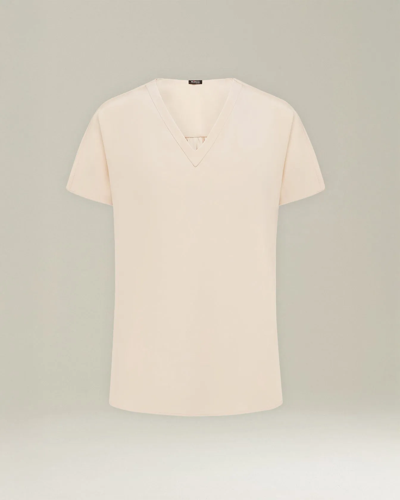 TAILORED SILK T-SHIRT sold by Kiton