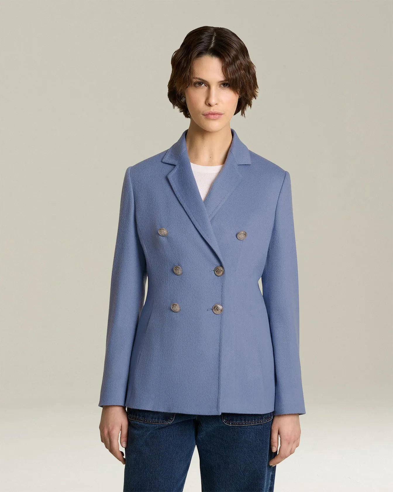 DOUBLE-BREASTED CASHMERE BLAZER sold by Kiton product image thumbnail 2