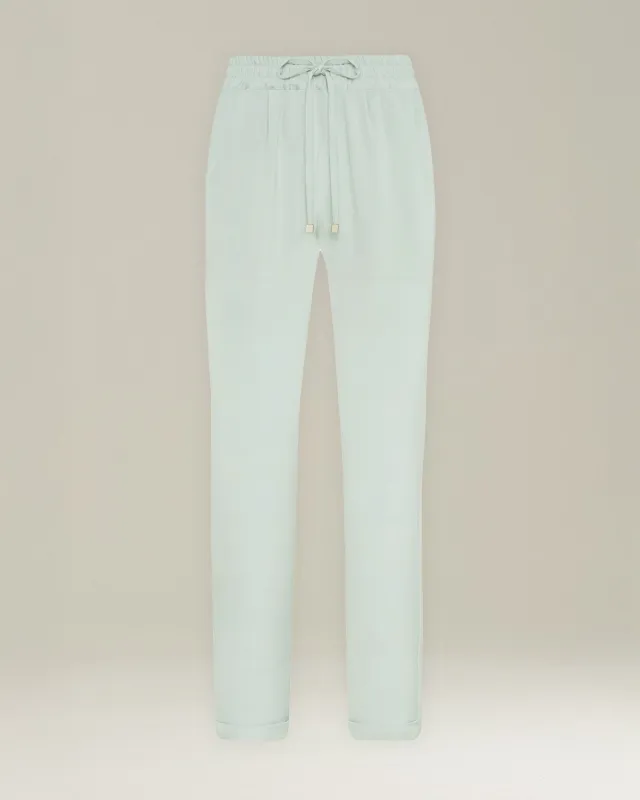SILK COMFORT-FIT TROUSERS sold by Kiton