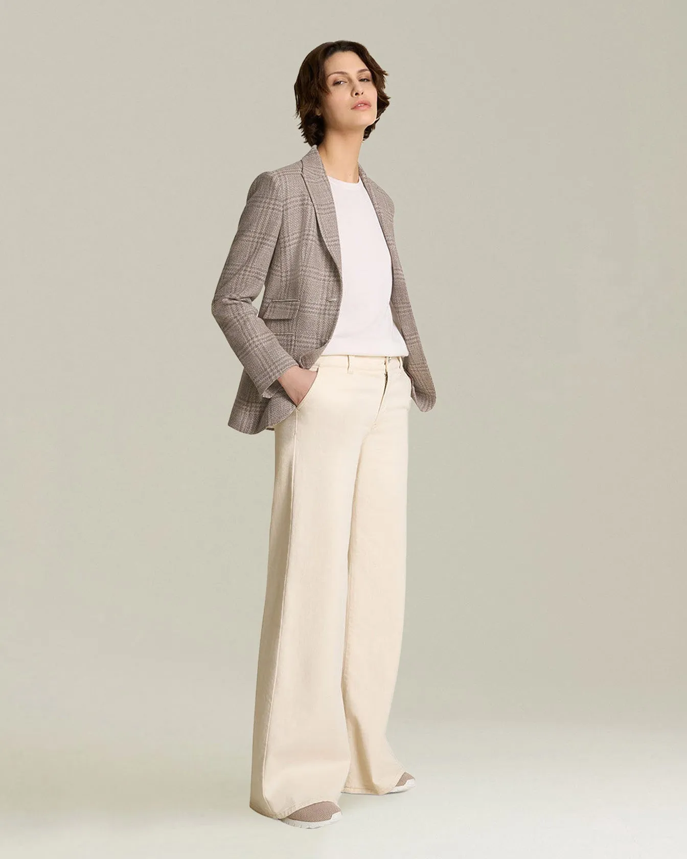 GLEN PLAID WOOL BLEND BLAZER sold by Kiton product image thumbnail 5