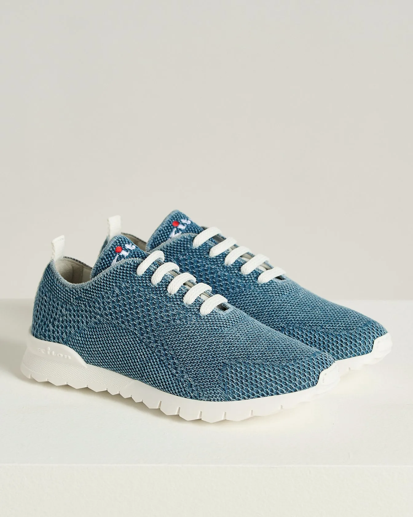 FITS SNEAKERS IN JEANS BLUE COTTON sold by Kiton product image thumbnail 2