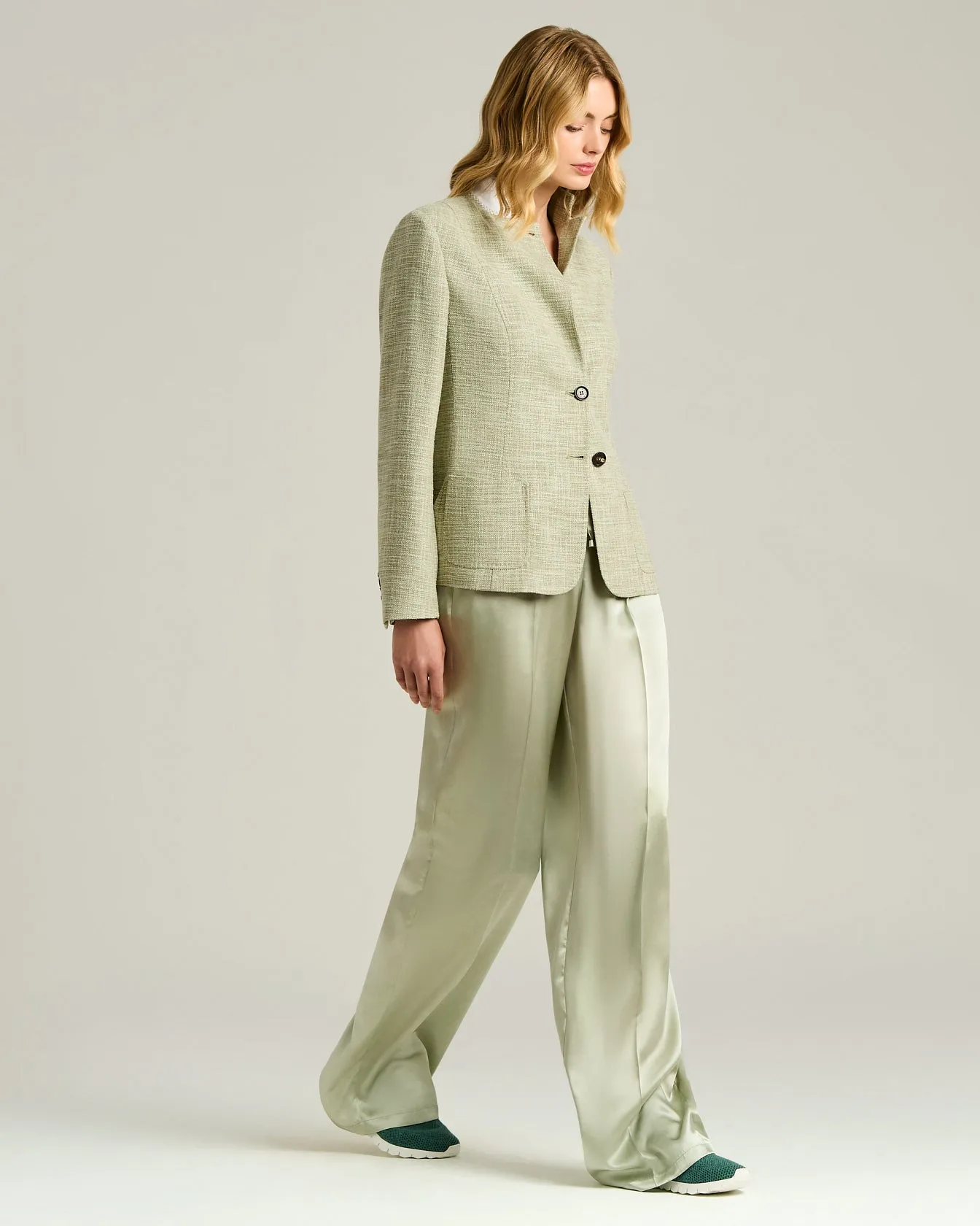 FITS SNEAKERS GREEN 100% CASHMERE sold by Kiton product image thumbnail 5