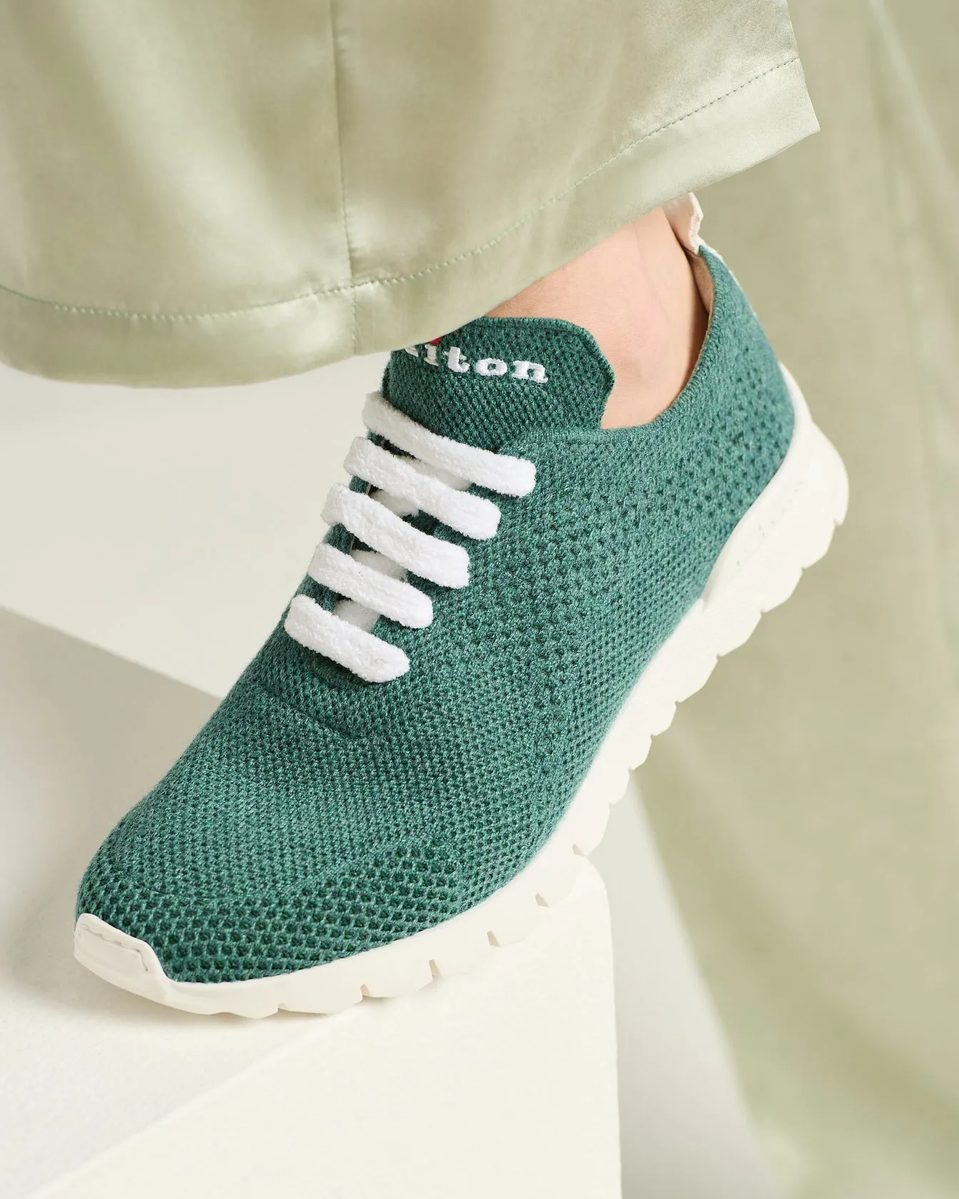 FITS SNEAKERS GREEN 100% CASHMERE sold by Kiton product image thumbnail 3
