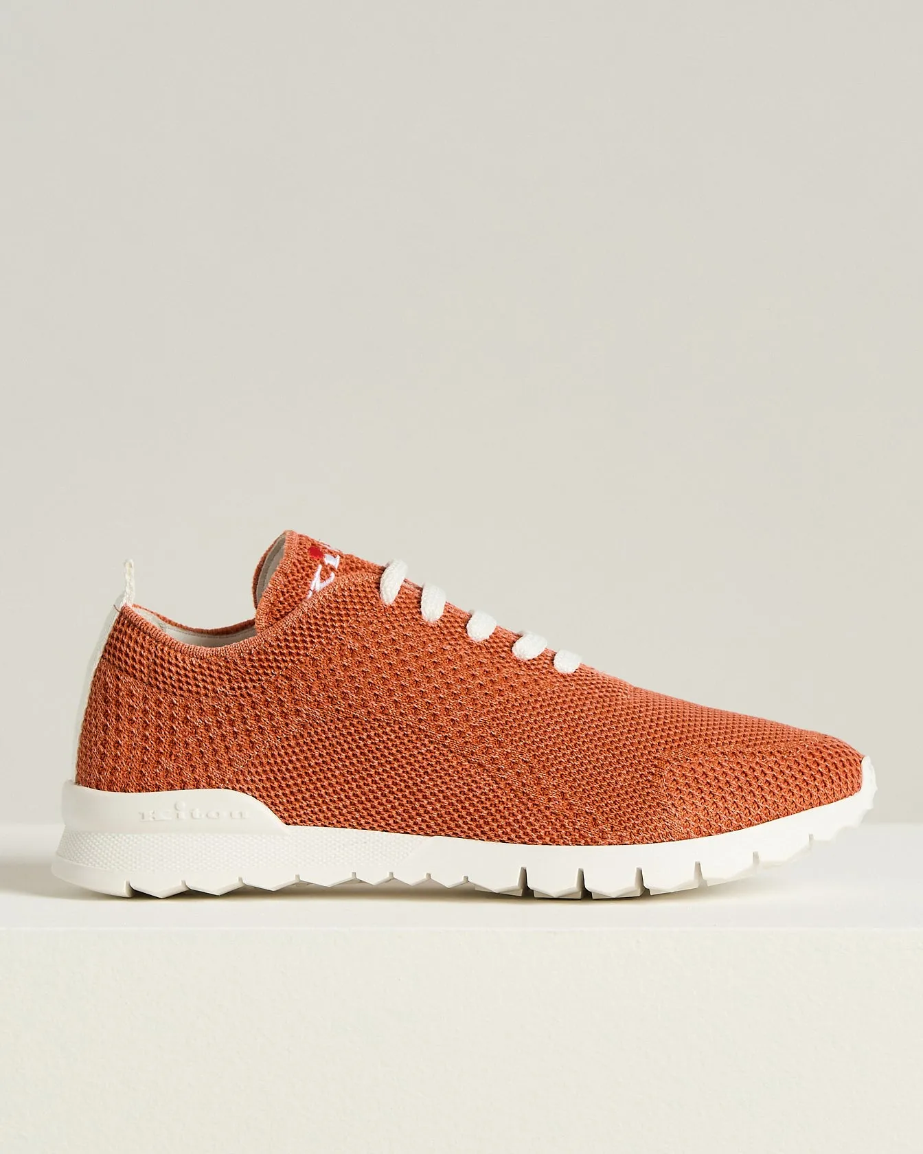 FITS SNEAKERS IN ORANGE COTTON sold by Kiton