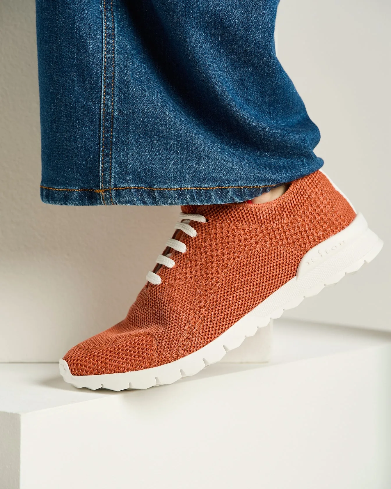 FITS SNEAKERS IN ORANGE COTTON sold by Kiton product image thumbnail 3
