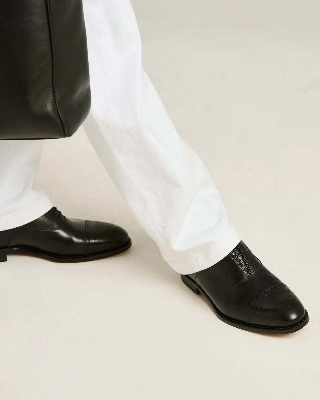 LEATHER LACE-UP SHOE BLACK CALFSKIN sold by Kiton product image thumbnail 3