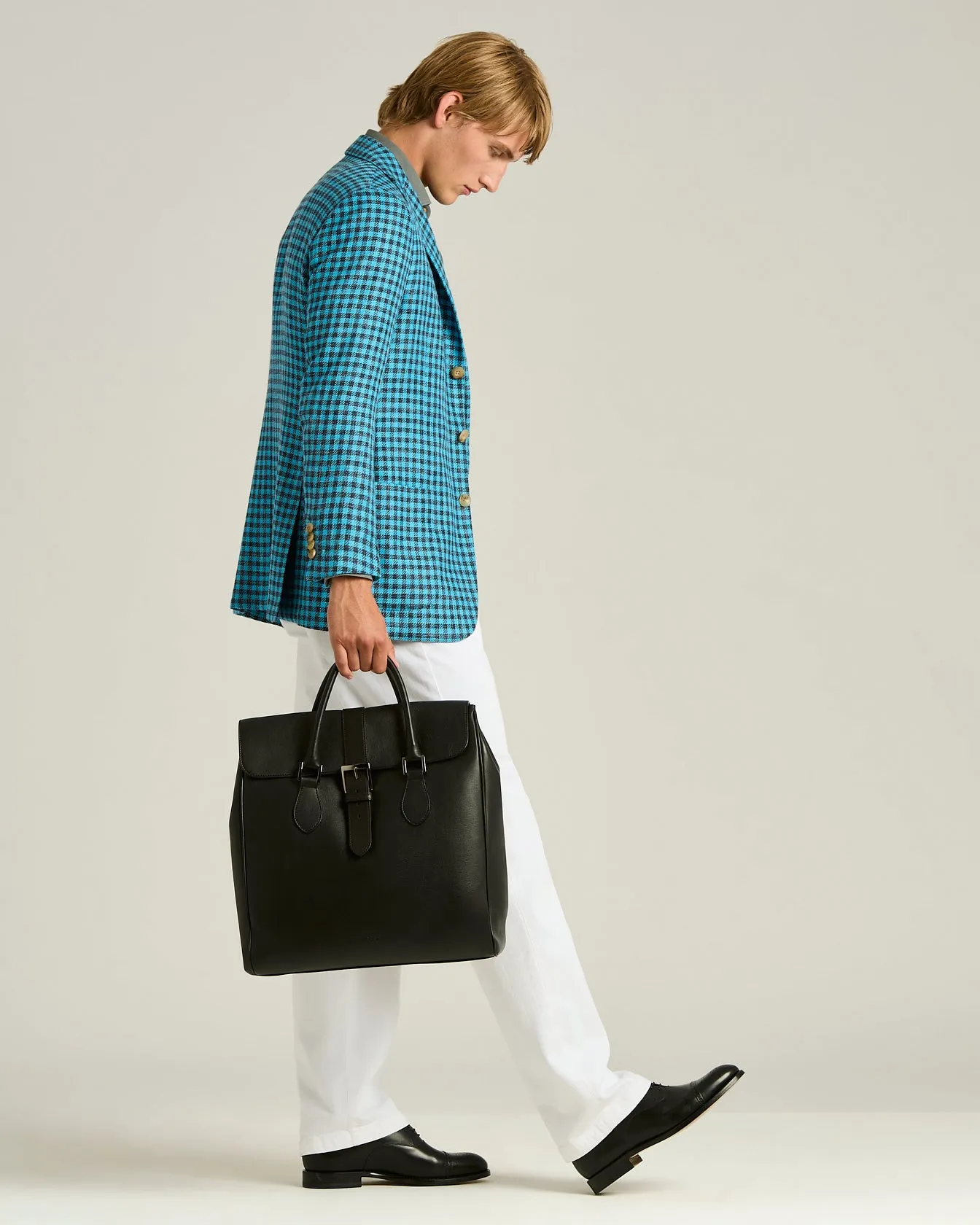 LEATHER LACE-UP SHOE BLACK CALFSKIN sold by Kiton product image thumbnail 5