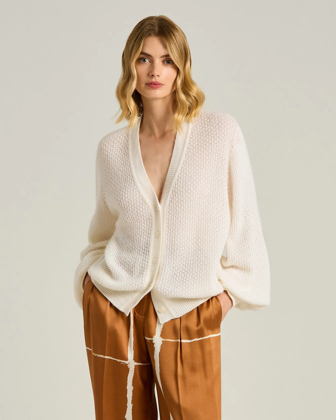 FINE YARN CARDIGAN sold by Kiton product image thumbnail 2