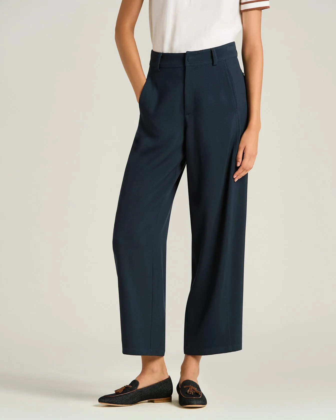 TAILORED WOOL AND SILK TROUSERS sold by Kiton product image thumbnail 2