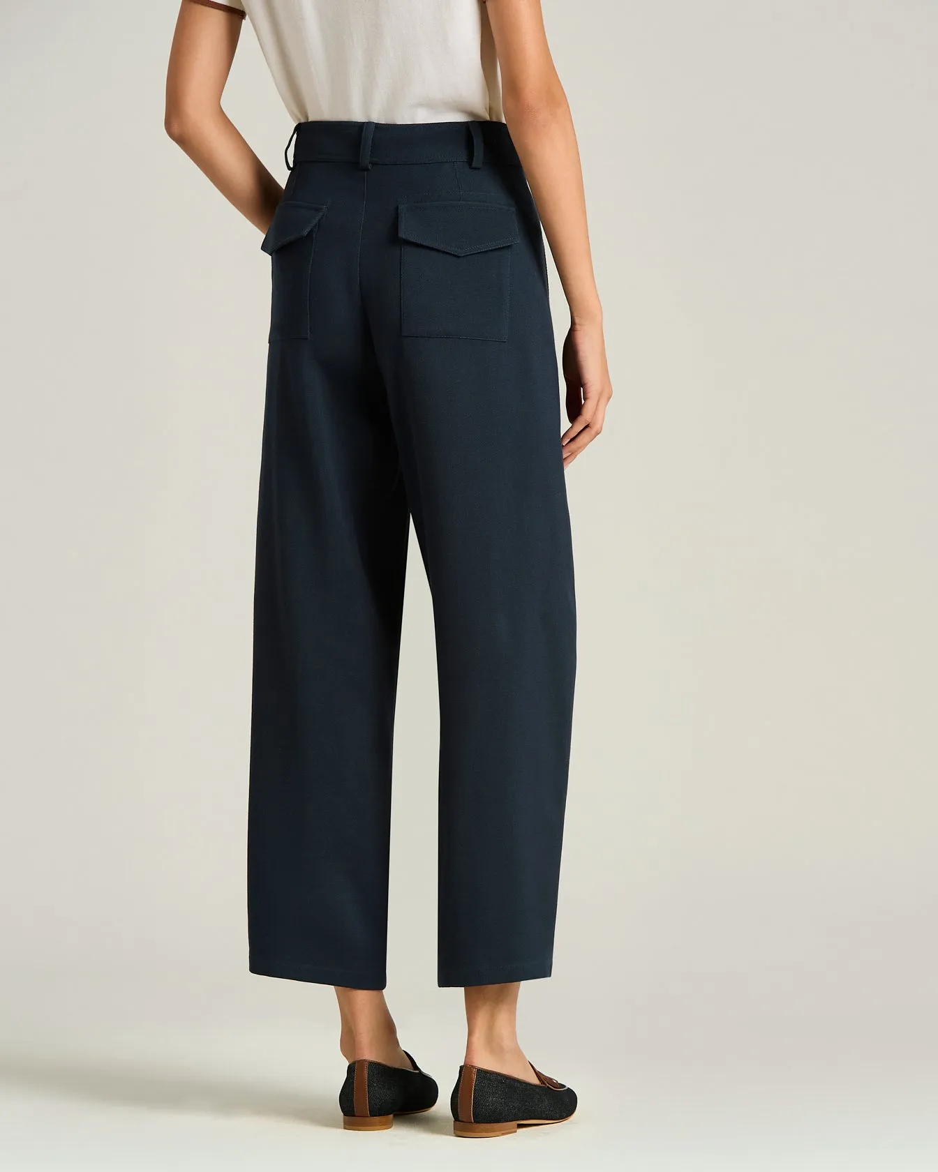TAILORED WOOL AND SILK TROUSERS sold by Kiton product image thumbnail 3