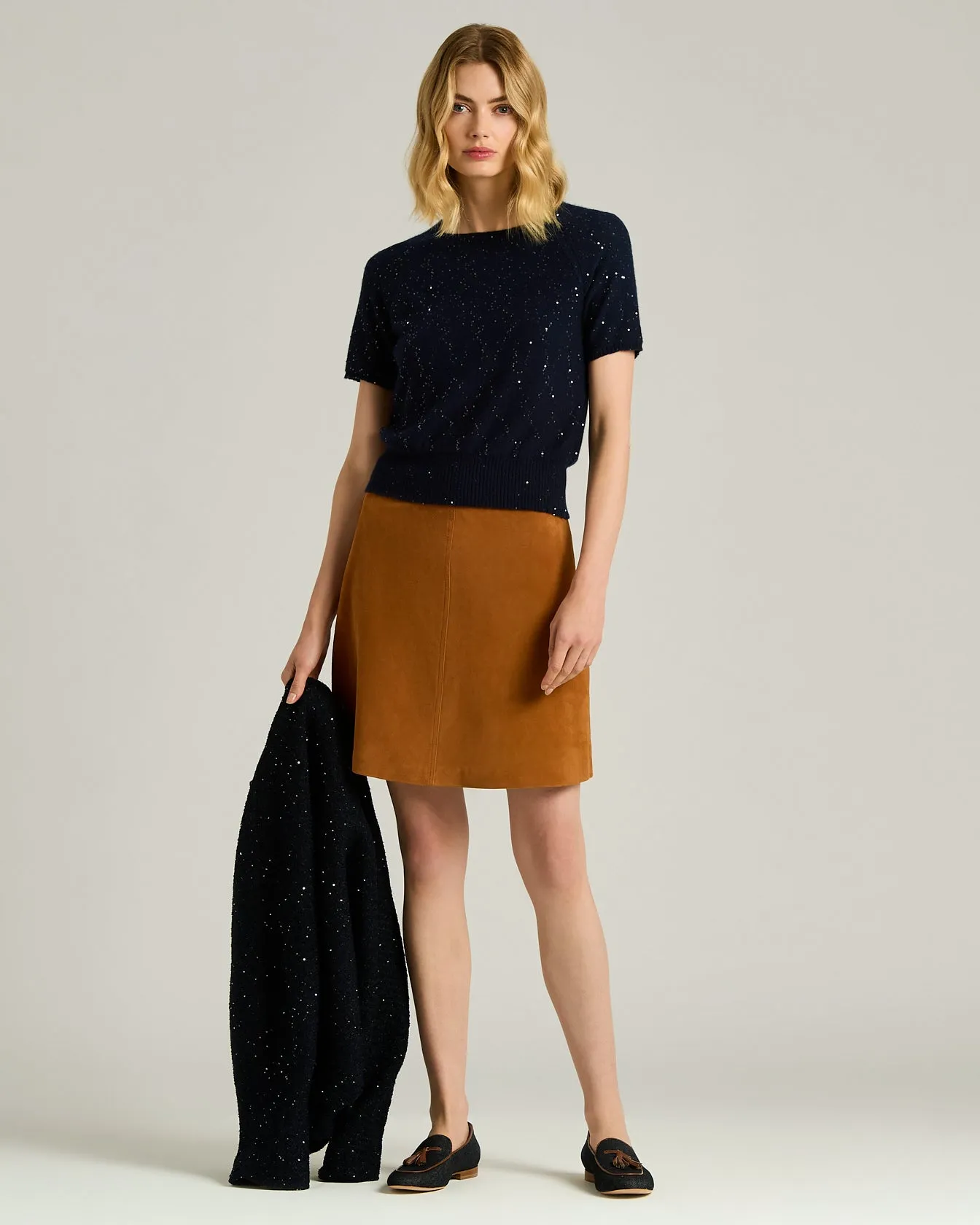 PURE BLUE CASHMERE SWEATER sold by Kiton product image thumbnail 5